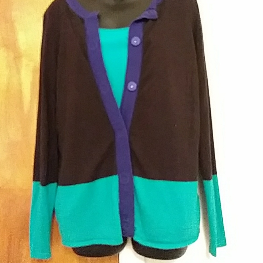 🎆Gorgeous color block sweater💐